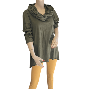 Keki kámzsás felső