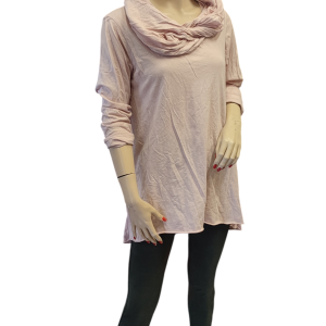 Mályva kámzsás felső